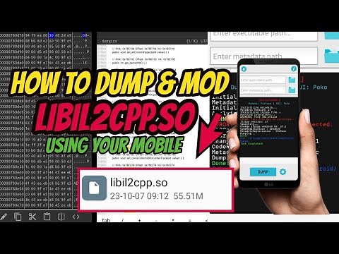 How to dump & mod libil2cpp.so using your phone 🔥