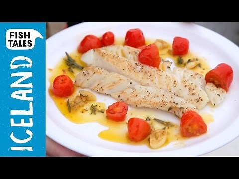 Pan fried COD & Slow Cooked Tomatoes | Bart van Olphen