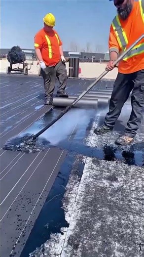 Precision Roofing Expert Hot Tar and Membrane Installation