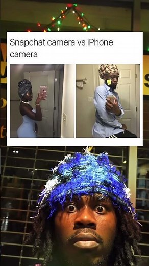 Snapchat camera vs iPhone camera
