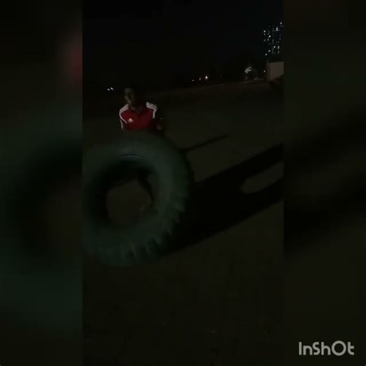 💪🌙 Night Strength Training | Tyre Flipping Workout