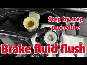 Brake fluid flush - getting it done right