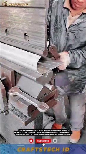 Sheet Metal Bending Machine for Precise and Efficient Industrial Fabrication Work #machine