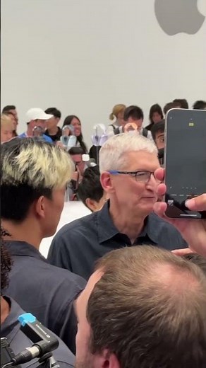 Tim Cook unveils new iPhone 16... 📱