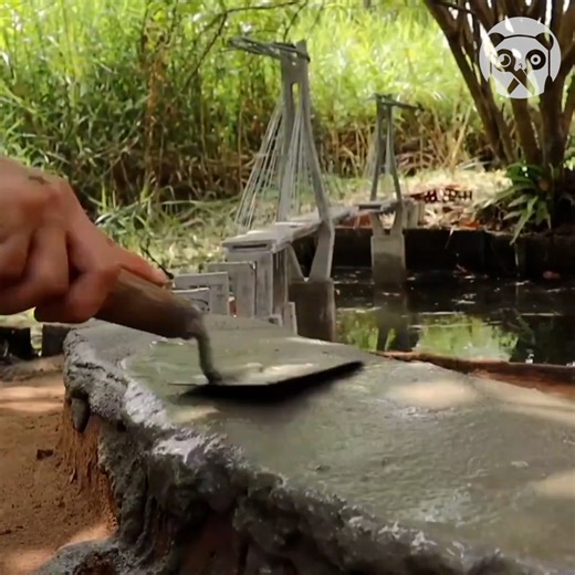 Building a mini cable stayed bridge Partner: BoBo Channel YT: https://www.youtube.com/channel/UCGVOF5uXWZGk2MjOMclj9Og | Bored Panda Art