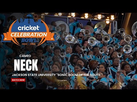 Neck (Cameo) - Jackson State "Sonic Boom of the South" | 2024 Celebration Bowl | Watch in 4K!!!!