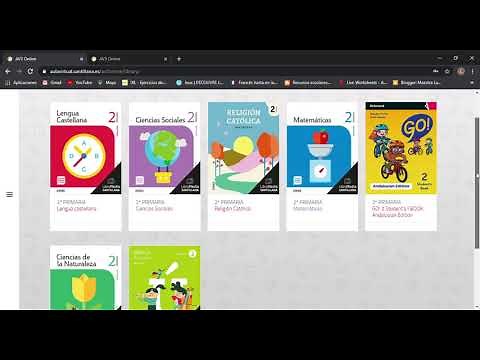 Cómo entrar en el Aula Virtual de Santillana. Primaria.