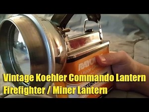 Vintage Koehler Commando Lantern