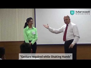 Lesson on Required Body Language while Shaking Hands with a Girl