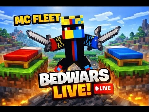 😱 MC FLEET BEDWARS LIVE 🔴 | PvP + Clutches + Fun Stream #mcfleet