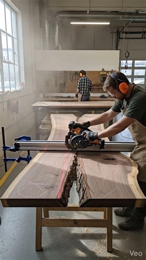 Amazing Live Edge Walnut Table Build | Woodworking Transformation