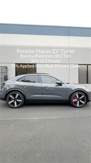Porsche Macan EV Turbo: Spectra Photosync IRD Tint 30% Fronts / 55% Rears