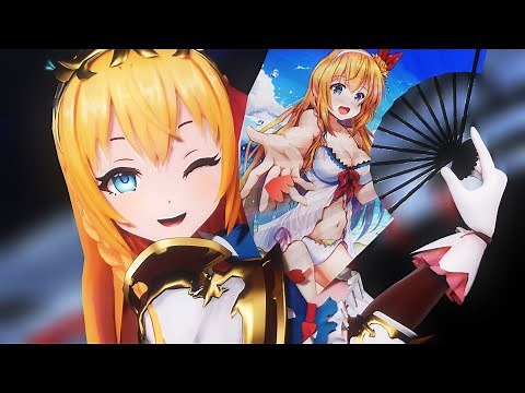 【プリコネMMD】ペコリーヌが魅せる「響喜乱舞 / Kyoukiranbu」【4K】