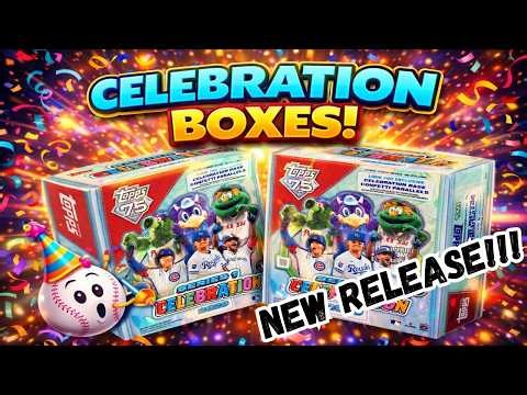 🚨NEW RELEASE🚨- BEST RETAIL FORMAT?!? - 2026 TOPPS SERIES 1 CELEBRATION BOXES ⚾🎉