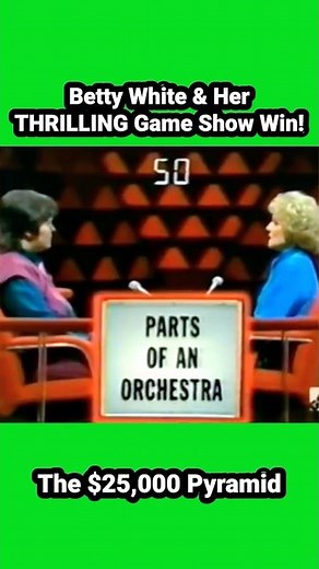#bettywhite & Her #thrilling #gameshow #play ! #pyramid #amazing #smart #gameplay #game #legend