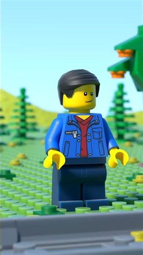 LEGO Train Bridge Crash - Epic Ride Fail #shorts