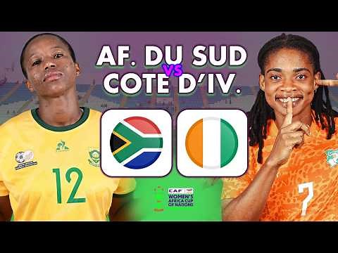 🔴 [LIVE] 🇿🇦 AFRIQUE DU SUD - CÔTE D'IVOIRE 🇨🇮 / 🔥 UN CHOC XXL ! - CAN FÉMININE 2026 - COMMENTAIRE