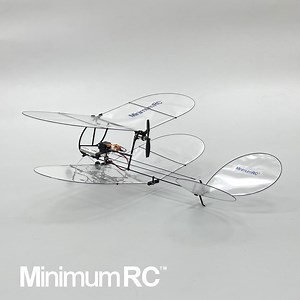 Shrimp V2 Ultra-light 3CH V-tail Indoor RC Aircraft Biplane