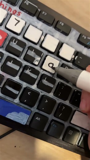 Day 1 of customizing, my keyboard