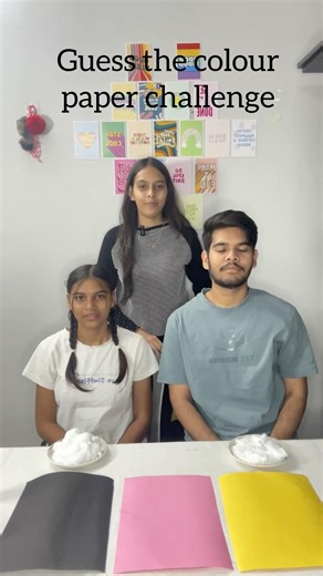 Guess the colour paper challenge ☠️#viralvideo #funny #games