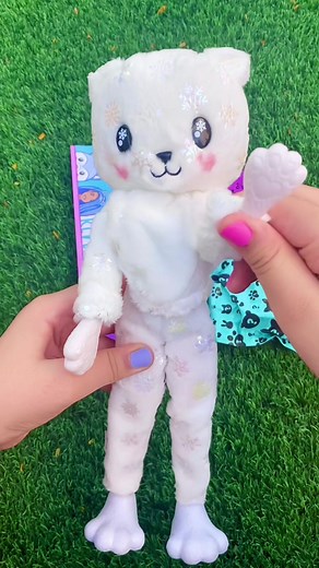 Barbie Cutie Reveal Winter Sparkle Polar Bear Unboxing
