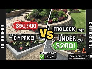 10 Easy DIY Edging and Garden Border Ideas That Make Any Backyard Look Expensive #5 Feels Like Magic