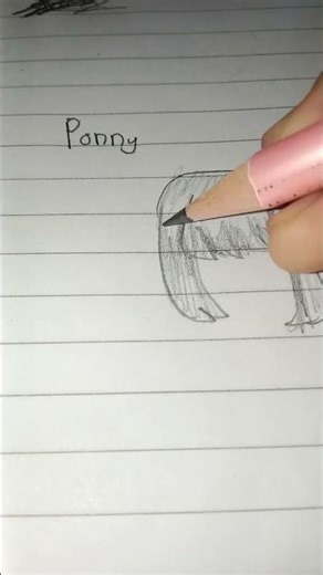 Maaf jelek ya ponny nya guis. model ponny kartun.