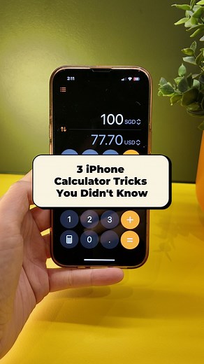 3.4K views |  iPhone users! Stop Googling exchange rates. Watch this video to see how your Calculator app can instantly convert currencies. Spotlight works the same way — and as a bonus, even WhatsApp can solve quick maths when you add an equal sign! Save this before your next trip! ✈️ #MisterMobile #iPhoneTips #iPhoneHacks #iOSTips #iOSTricks #TravelHack | Mister Mobile | Facebook