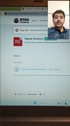 🌟✅Today's Repeat Sentence Practice - PTE Academic 2025 - PRO TIP!! 🚨 #pte #ptespeaking #apeuni