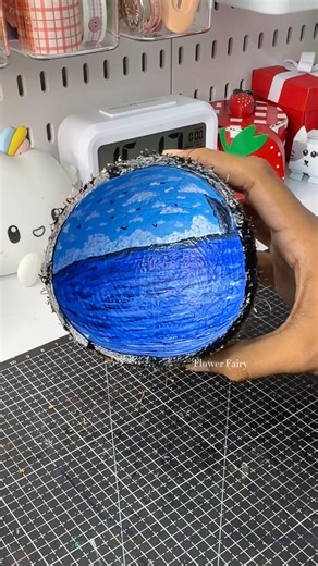 ചിരട്ടക്കുള്ളിൽ കടൽ 😱 #diy #shortsfeed #shorts