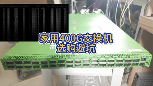 家用400G交换机选购避坑，QSFP-DD、QSFP112、OSFP 3个400G接口标准给家用带来一定门槛！