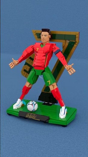 LEGO 43016 Cristiano Ronaldo Football Legend Satisfying Speed Build #lego