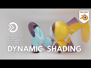 DYNAMIC SHADING - Controlling Shader Placement In Blender