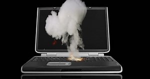 Laptop Computer Hardware Fault Overheats Catches Stock Footage Video (100% Royalty-free) 29445235 | Shutterstock