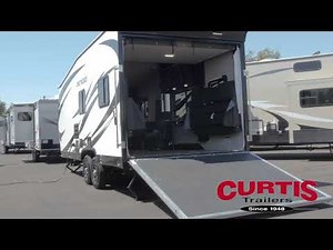 Genesis Supreme 19SSL toy hauler Curtis Trailers