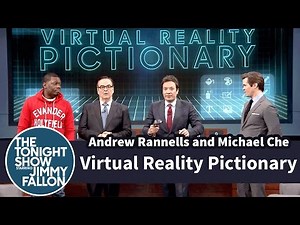 Virtual Reality Pictionary with Andrew Rannells and Michael Che
