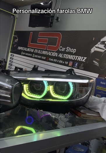 BMW 5D Luces LED y Personalización de Faros