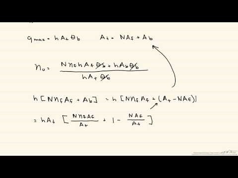 Efficiency of an Array of Fins