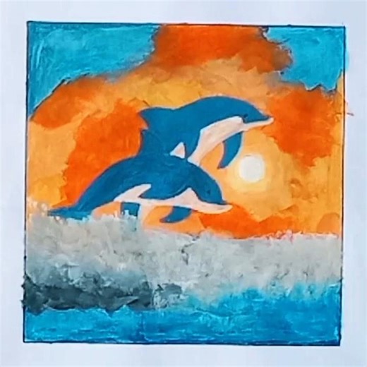 beautiful view 😍#art #drawing #painting #acrylic