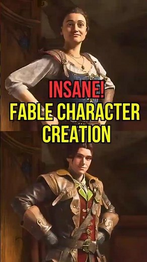 Insane! Fable’s Character Creation & Living World #gaming #fable #rpg