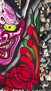 Japanese Oni Mask Painting - Etsy Canada