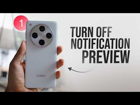 How to Turn Off Notification Preview on Android (tutorial)
