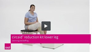 circaid® reduction kit™ lower leg patient donning