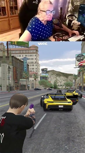 vovó acabando com os policiais no gtarp #gtarp #fivem #gta #hack