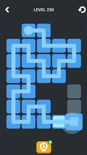 Level 230 One Line Block Blast Answer #blockblast #singleline #oneline #gameplay