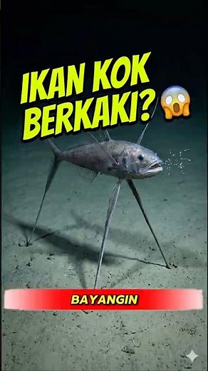 Why Do Fish Get Too Lazy to Swim? Meet the Tripod Fish! 😱