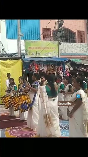 kerala drums played by girls