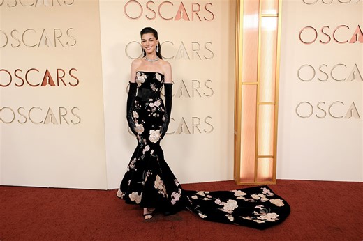 Anne Hathaway's dramatic Oscars 2026 gown is, indeed, groundbreaking