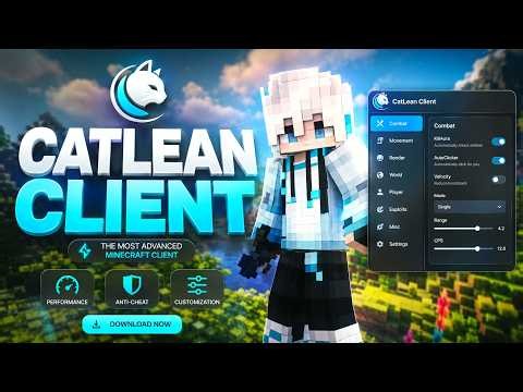CatLean Client - The Best Free Minecraft Hacked Client for Java in 2026! (1.21 - 1.21.11+)