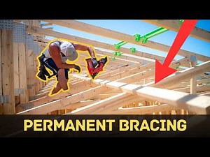 Permanent Roof Truss Bracing Explained | Diagonal, Web, Parallel & Gable
